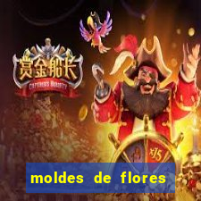 moldes de flores gigantes para imprimir